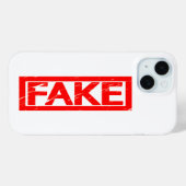 Fake Stamp Case-Mate iPhone Case (Achterkant (horizontaal))