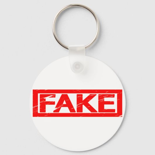 Fake Stamp Sleutelhanger (Voorkant)