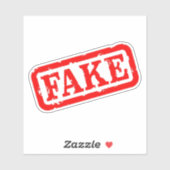 Fake Stamp Sticker: Maak je merk met stijl Sticker (Vel)