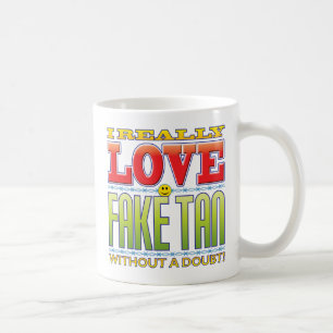 Fake Tan Love Face Koffiemok