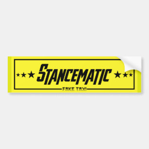 FAKE TAXI SLAP BUMPERSTICKER