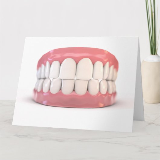 Fake Teeth Set Kaart (Voorkant)