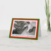 Fake Tree Murder Feestdagen Kaart (Voorkant)