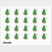 Fake Tree Ronde Sticker (Vel)