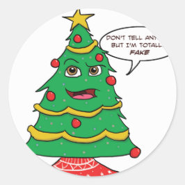Fake Tree Ronde Sticker