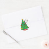 Fake Tree Ronde Sticker (Envelop)