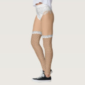 Fake Underwear & Fishnet Stockings | Naughty Nurse Leggings (Links)