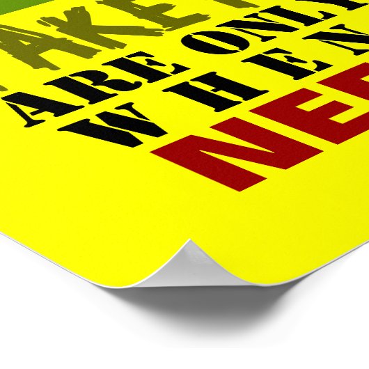 FAKE vs. TRUE ~ 12x12 Poster (Hoek)