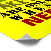 FAKE vs. TRUE ~ 12X12 Poster (Hoek)