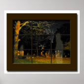 Fake Window Graveyard Halloween Prop Haunted House Poster (Voorkant)