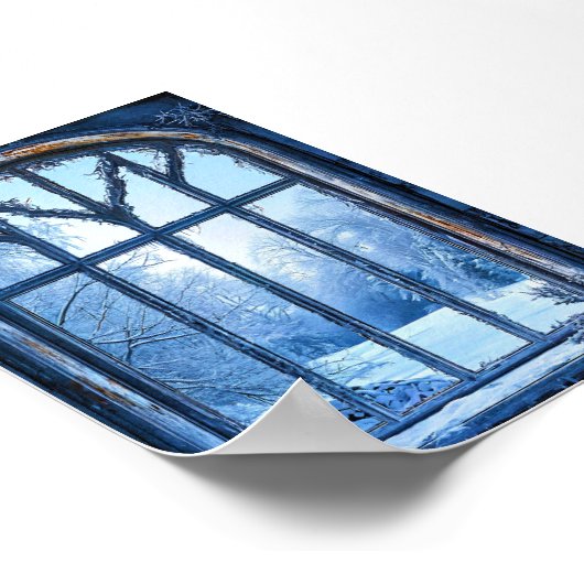 Fake window landscape poster (Hoek)