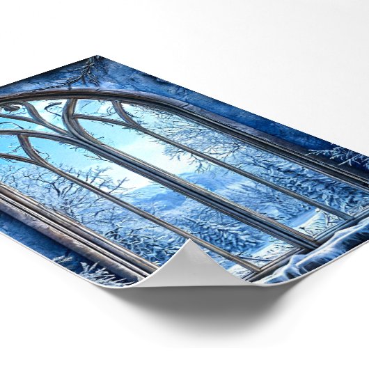 Fake window landscape poster (Hoek)