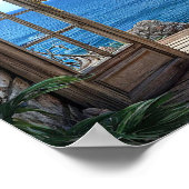 Fake window landscape poster (Hoek)