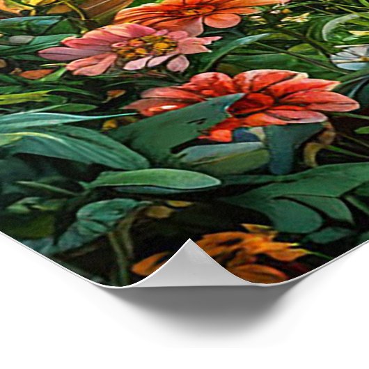 Fake window landscape poster (Hoek)