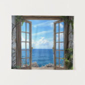 Fake window landscape wandkleed (Voorkant (horizontaal))