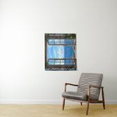 Fake window landscape wandkleed (In situ)