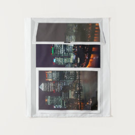 Fake Window London City Wall Hanging Wandkleed