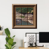 Fake Window Poster Canyon Peaceful (Thuiskantoor)