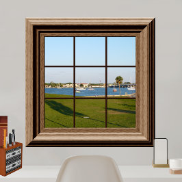 Fake Window Poster Sailboten St. Augustine Florida