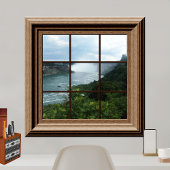 Fake Window Poster Waterfall Niagara Herfsten Cana