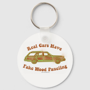 Fake Wood Paneling Sleutelhanger