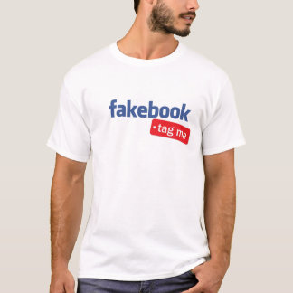 fakebook label me shirt
