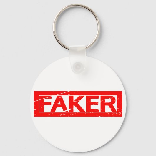 Faker Stamp Sleutelhanger (Achterkant)