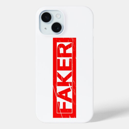 Faker Stempel Case-Mate iPhone Case (Achterkant)