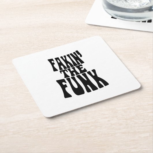 Fakin' the Funk Kartonnen Onderzetters (Schuin)