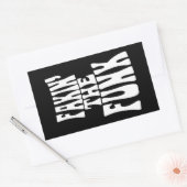 Fakin' the Funk Rechthoekige Sticker (Envelop)