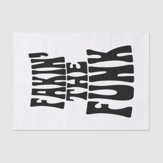 Fakin' the Funk Tissuepapier (Voorkant)
