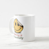 Faking It Gracefully | Self-Aware Survival Humor   Koffiemok (Voorkant links)