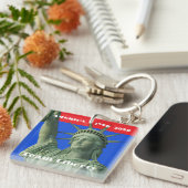 Fakkel hoog! Liberty Emblem • 1776–2026 VS Sleutelhanger (Voorkant Rechts)