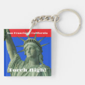 Fakkel hoog! Liberty Emblem • 1776–2026 VS Sleutelhanger (Achterkant)
