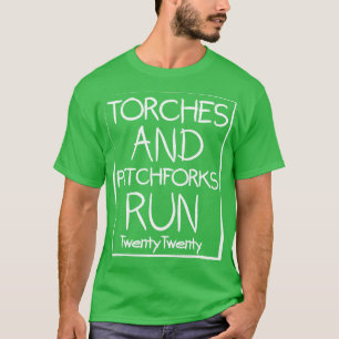 Fakkels en hooivorken Run Twenty Twenty T-shirt