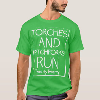 Fakkels en hooivorken Run Twenty Twenty T-shirt