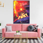 Fakkels van Fury Poster, au microscopii. Canvas Afdruk (Insitu (Woonkamer))