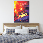 Fakkels van Fury Poster, au microscopii. Canvas Afdruk (Insitu (Slaapkamer))