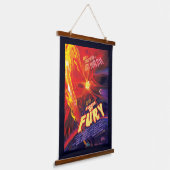 Fakkels van Fury Poster, au microscopii. Hangend Wandkleed (Gebogen)