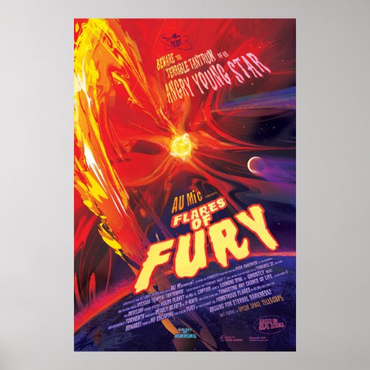 Fakkels van Fury Poster, au microscopii. Poster (Voorkant)