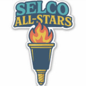 Fakkelsticker Sticker (Voorkant)