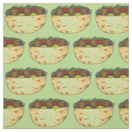 Falafel Balls Lettuce Tomato Pita Foodie Sandwich Stof