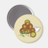 Falafel Balls Midden-Oosters Kikkererwten Egyptisc Magneet (Voorkant / Achterkant)