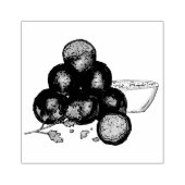 Falafel Balls Midden-Oosters Kikkererwten Egyptisc Rubberstempel (Afrduk)