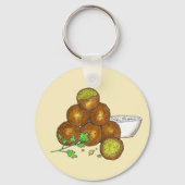 Falafel Balls Midden-Oosters Kikkererwten Egyptisc Sleutelhanger (Voorkant)