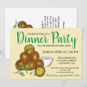 Falafel Balls Midden-Oosters kikkererwten Fritter  Kaart (Voorkant / Achterkant)