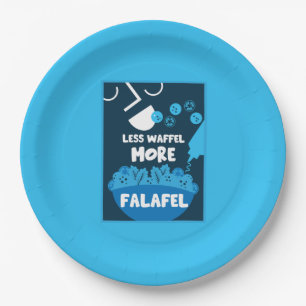 Falafel Midden-Oosters Street Food Papieren Bordje