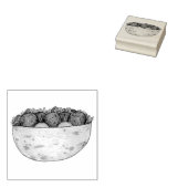 Falafel Pita Sandwich Mediterranean Chickpeas Food Rubberstempel (Gestempeld)