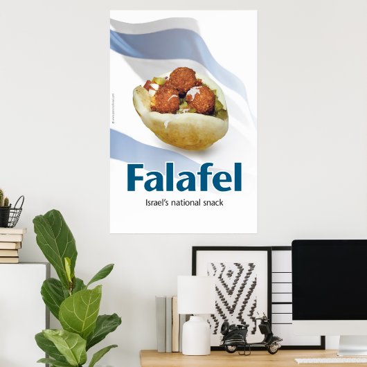 falafel poster (Thuiskantoor)
