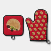 Falafel Sandwich Ovenwant & Pannenlap Set (Voorkant)